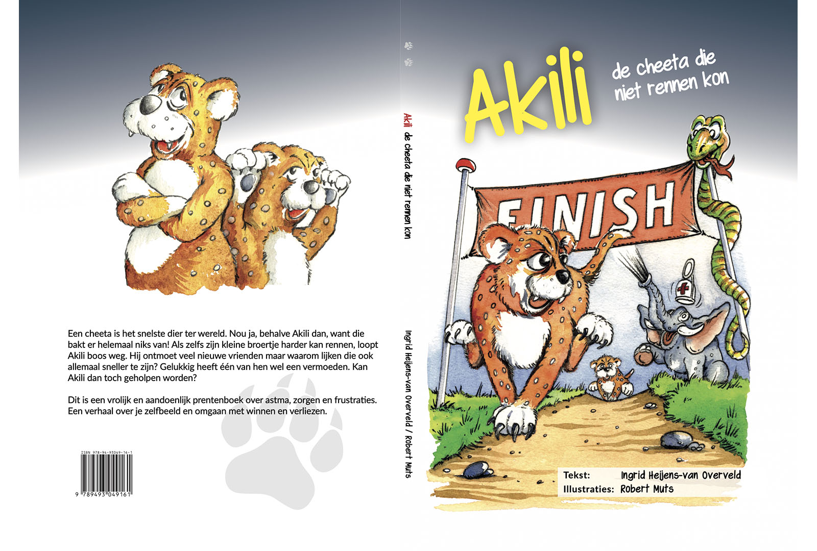 Bookcover: Akila the cheetah who couldn't run